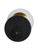 Beliani Wandleuchten TEIFI in Weiß/Messing - (W) 15 x (H) 17 x (L) 18 cm