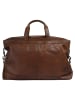Bodenschatz Reisetasche echt Leder in cognac