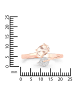 Rafaela Donata Ring Sterling Silber rosévergoldet Morganit rosa Topas weiß in roségold