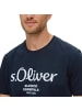 s.Oliver T-Shirt 1er Pack in Dunkelblau