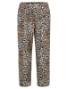 Betty Barclay Schlupfhose mit Bundfalten in Beige/Schwarz