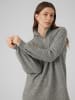 Vero Moda Strickkleid in Medium Grey Melange