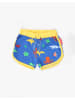 Toby Tiger Shorts mit Meerestiere Print in blau