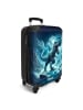 NoBoringSuitCases Suitcase, Handgepäck, Koffer, Reisekoffer T-Rex blau