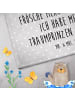 Mr. & Mrs. Panda Handtuch Frosch Liebe mit Spruch in Grau Pastell