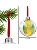 Mr. & Mrs. Panda Weihnachtskugel Giraffe Zufrieden Design ohne S... in Weiß