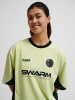 Hummel T-Shirt Hmlloose Fußball Erwachsene in SHADOW LIME