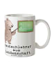 Mr. & Mrs. Panda Trinkbecher Deutschlehrer Leidenschaft mit Spruch in Weiß