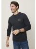 Man's World Rundhalsshirt in schwarz