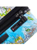 Heys Fashion 4 Rollen Trolley L 76 cm mit Dehnfalte in world map
