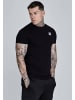 SikSilk T-Shirt Essentials in Black