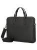 BOSS Crosstown - Aktentasche Leder 38.5 cm in schwarz