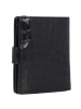 Esquire Nizza Geldbörse RFID Schutz Leder 9.5 cm in schwarz