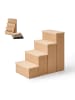 relaxdays Hundetreppe in Beige - (B)40 x (H)65 x (T)70 cm