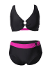 Ulla Popken Bikini in schwarz