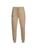 Spalding Jogginghose Logo in beige / schwarz