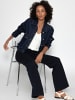 SASSYCLASSY Jeans Jacke mit aufgesetzten Taschen in Dunkelblau