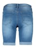 Hailys Shorts Mid Waist Kurze Jeans Eingriffstaschen in Blau-2