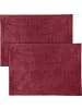 Erwin Müller Jacquard, Baumwollmischung Tischset 2er-Pack Arnsberg in rot