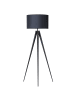 Beliani Stehleuchte STILETTO in Schwarz - (W) 50 x (H) 156 x (L) 50 cm