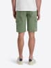 Timezone Knielange Cargo Shorts Gürtel Regular Passform in Grün