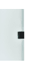 Beliani Duschwand ICALMA in Transparent/Schwarz - (W) 90 x (H) 195 cm