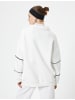 KOTON Sweatshirt in Ekru