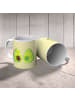 Mr. & Mrs. Panda Tasse Avocado Pärchen ohne Spruch in Gelb Pastell