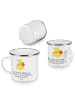 Mr. & Mrs. Panda Camping Emaille Tasse Neuanfang Scheidung mit S... in Transparent