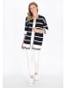 DreiMaster Maritim Women Cardigan in navy white stripe