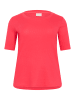 KAFFE curve T-shirt KCcarina Tight fit in Raspberry