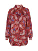 usha FESTIVAL Damen Bluse in Rot Mehrfarbig