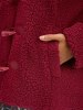 sheego by Joe Browns Teddy-Jacke in kirsche