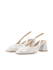 Bianco Slingbacks in OffWhite