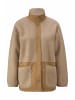 Hessnatur Hessnatur Wolfleece Jacke Patch Relaxed aus reiner Bio-Merinowolle in sand