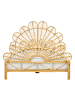 Beliani Doppelbett FLORENTINE in Braun - (W) 170 x (H) 133 x (L) 213 cm