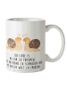 Mr. & Mrs. Panda Becher Schnecken Liebe mit Spruch in Weiß