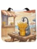 Mr. & Mrs. Panda Tasche Pinguin Pommes Eimer Design ohne Spruch in Weiß