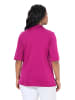 Ulla Popken Poloshirt in magenta