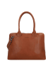 Plevier Structure Canton Schultertasche Leder 44 cm Laptopfach in cognac