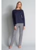 Tom Tailor Pyjama Florence in blau-mittel-Ringel