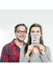 Mr. & Mrs. Panda Postkarte Beamter Leidenschaft mit Spruch in Grau Pastell