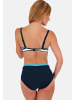 SUNFLAIR Mix&Match Bikini Hose in nachtblau/weiß
