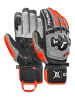Reusch Fingerhandschuhe Worldcup Warrior SC in 7588 blck/silver/fluo red