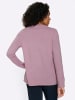 Sieh an! Langarm-Pullover in mauve
