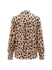 Joella Women Plus Size Blouse in Beige Leopard