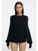 RISA Damen Strick Pullover in Schwarz