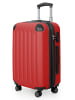 Hauptstadtkoffer Spree - Koffer Handgepäck Bordgepäck Trolley 55 x 36 x 21 cm erweiterbar max. 42 L, TSA in Rot