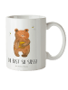 Mr. & Mrs. Panda Kaffeetasse Bär Honig mit Spruch in Weiß