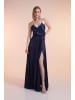 Unique Kleid Silky Classic Dress in Night Blue